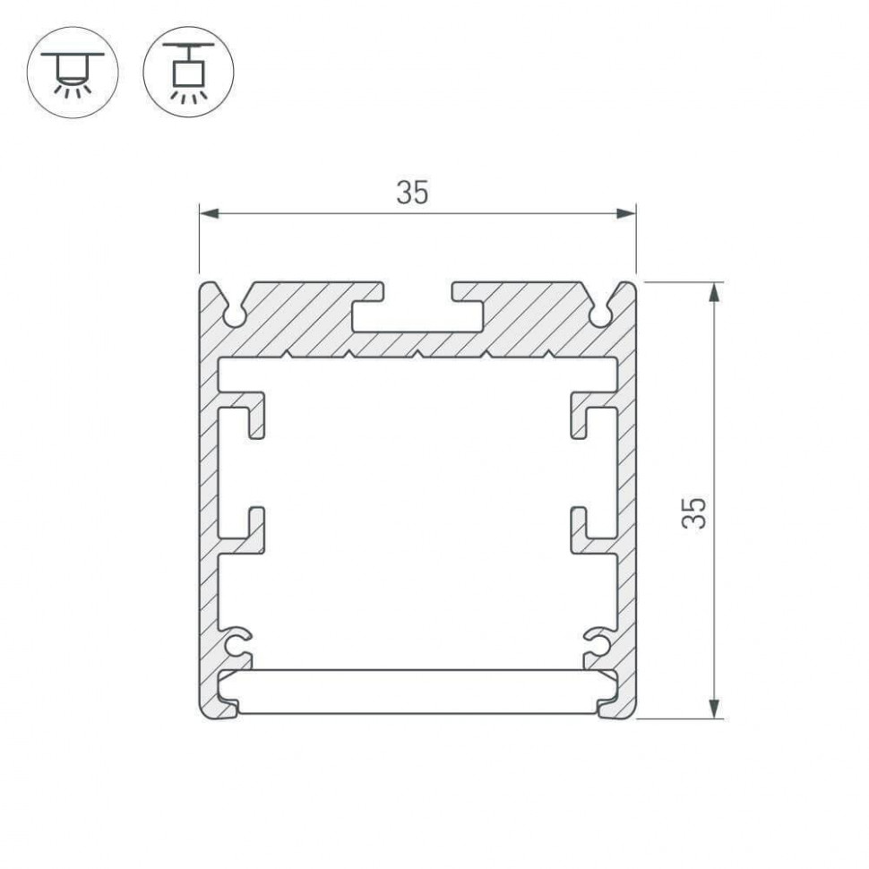 Профиль Arlight SL-ARC-LINE 025520