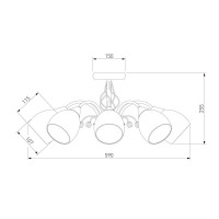 Подвесная люстра Eurosvet 30026/8 хром