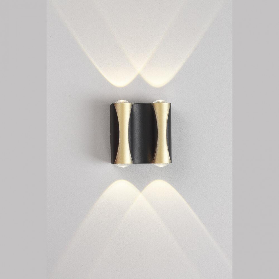 Уличный настенный светильник Crystal Lux CLT 022W2 BL-GO 4000K