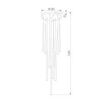 Каскадная люстра TK Lighting 10110 Piano a068692