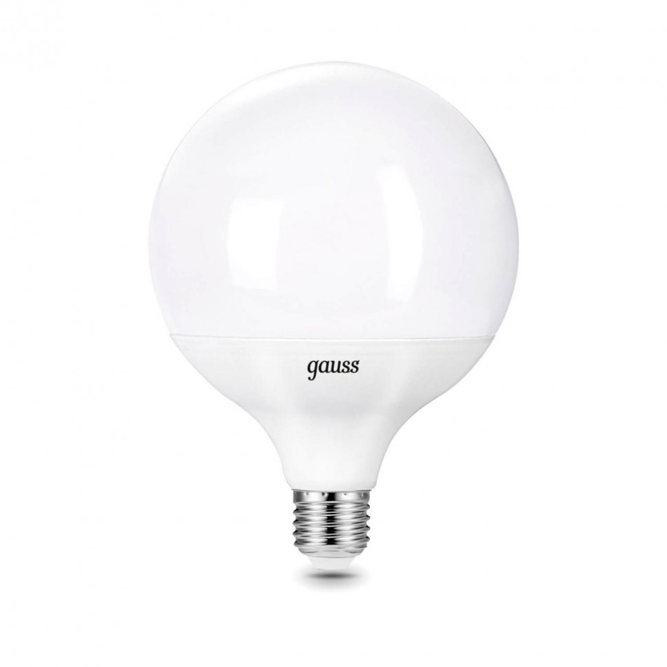 Лампа светодиодная Gauss E27 22W 6500K шар матовый 105102322
